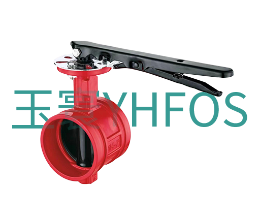 溝槽/卡箍式手柄蝶閥（襯板）--D81X